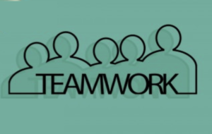 Team work illustration